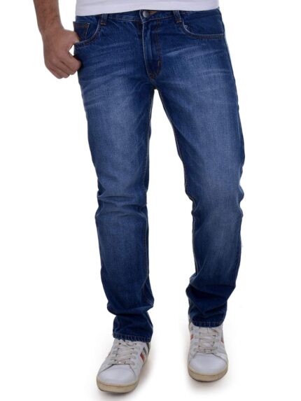 Ben Martin Men's Regular Fit Stretchable 32 Size Dark Blue Cotton Denim Jeans Pant for Men, JJ3-1